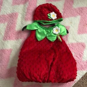 Baby Strawberry costume 12m